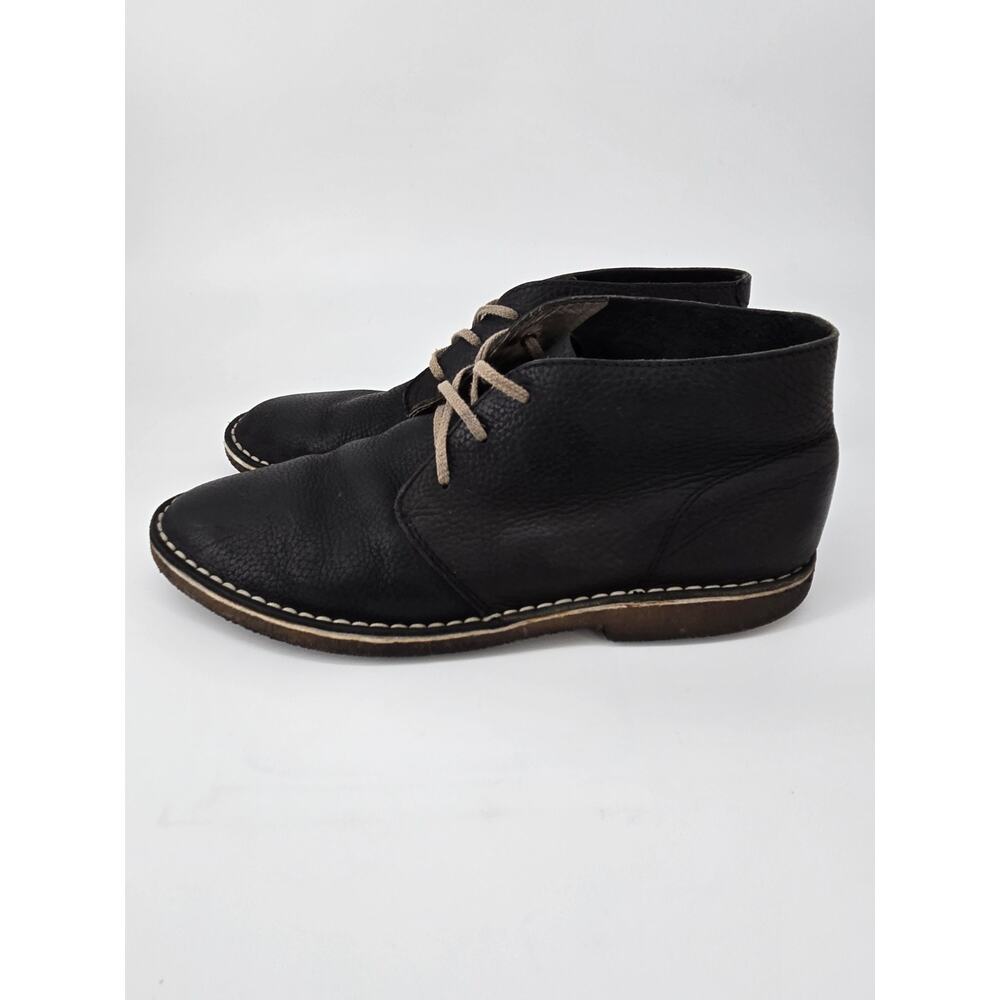 Seavees Three Eye Pebbled Leather Chukka Black Boot Dress Shoe Mens Sz 13 - Picture 11 of 12